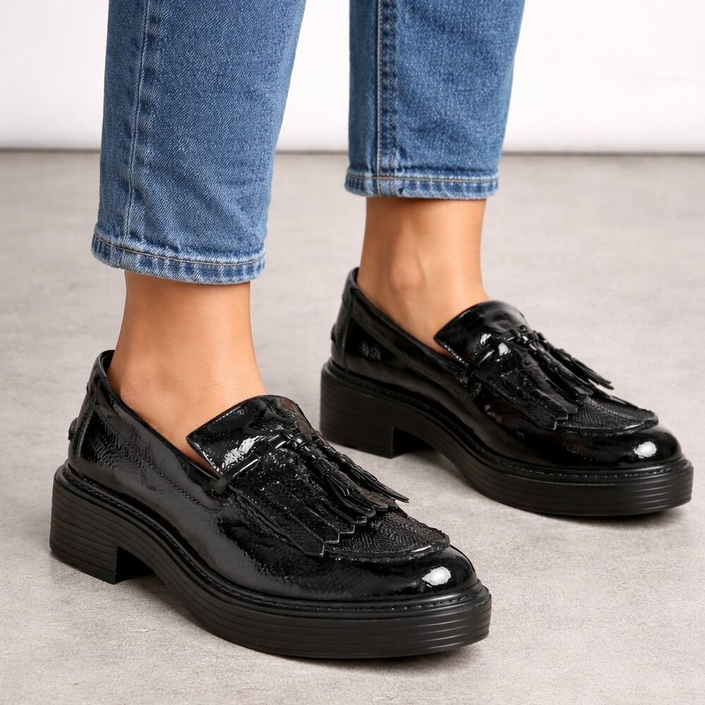 Franco Sarto Kili Patent Faux Leather Loafers